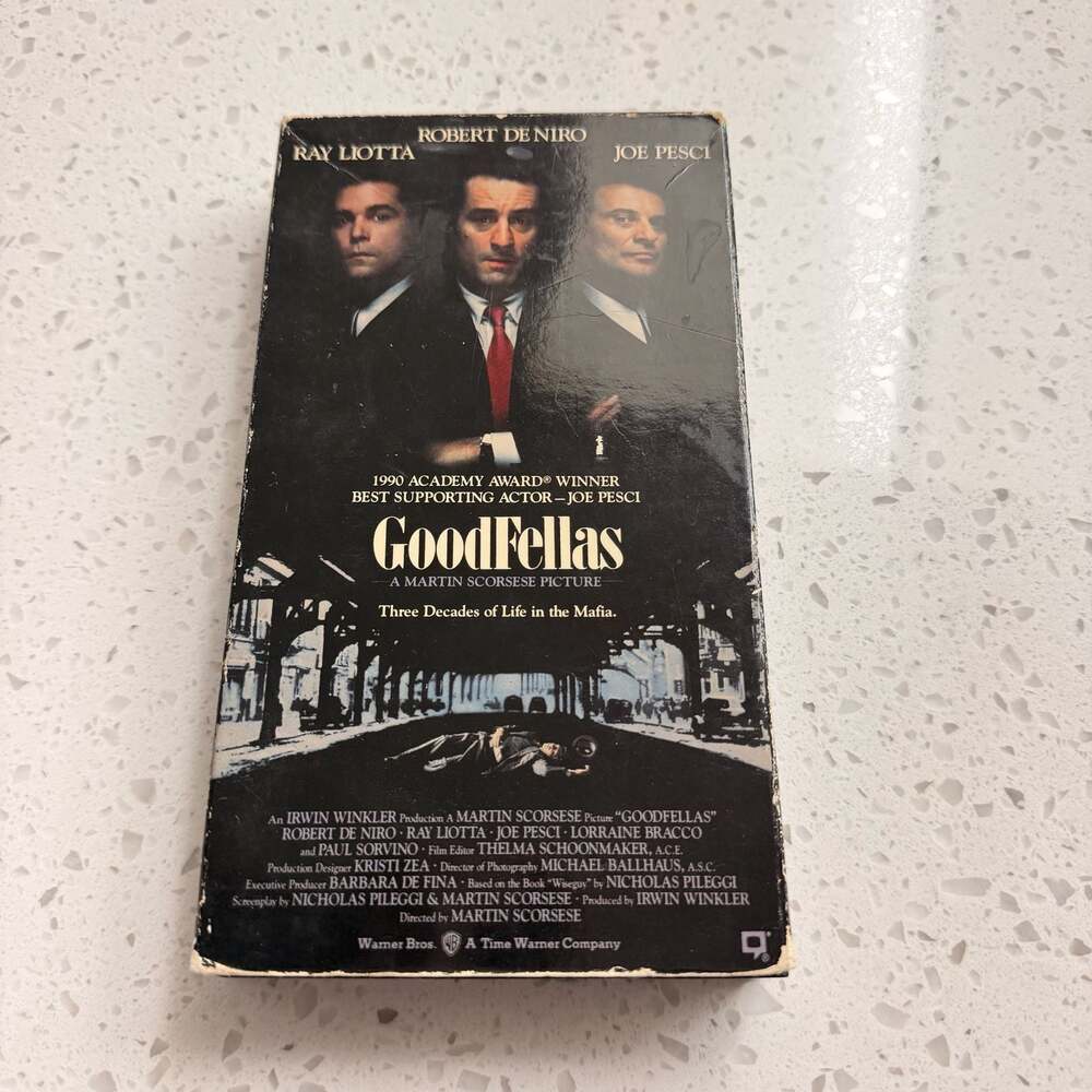 Goodfellas (1990) Warner Home Video VHS Tape